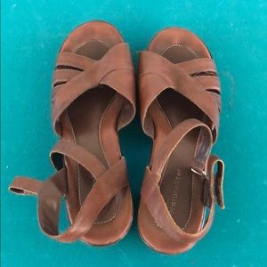 Brown Naturalizer strap heels